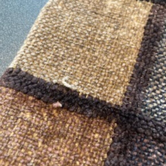 Women's Handwoven Rayon Chenille Vest & Matching Scarf, Size small - Picture 10 of 13